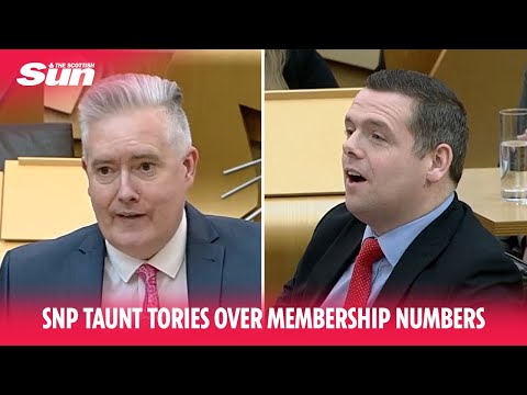 SNP ridicule Tory membership numbers in attempt to defend SNP transparency in raucous debate