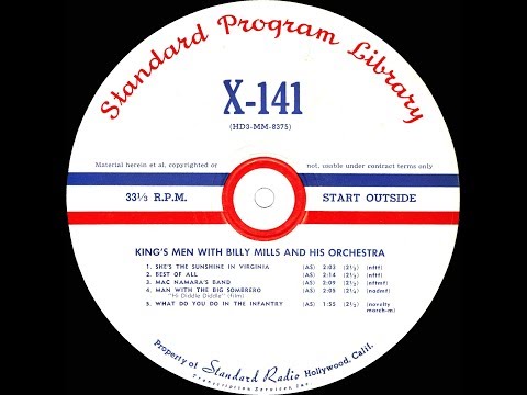 1943 King’s Men & Billy Mills Orch. (ET)  - MacNamara’s Band