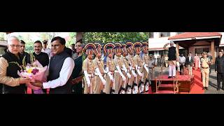 09.03.20026: Arrival & Reception of Governor designate Jishnu Dev Varma at Lok Bhavan