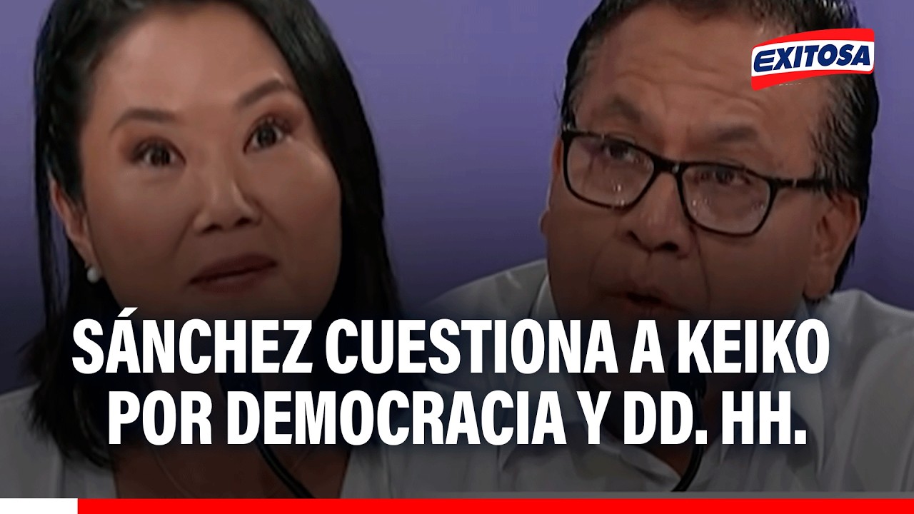 🔴🔵 Roberto Sánchez a Keiko Fujimori: “No tienes derecho a hablar de democracia y derechos humanos”