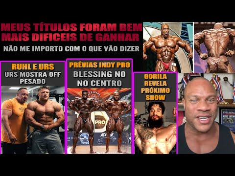 Phil Heath compara seus títulos com os de Coleman + Urs Kalecinski em OFF pesadão + Prévias Indy Pro