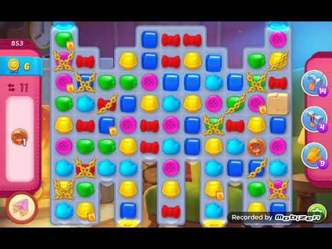 Homescapes level 853. No boosters.