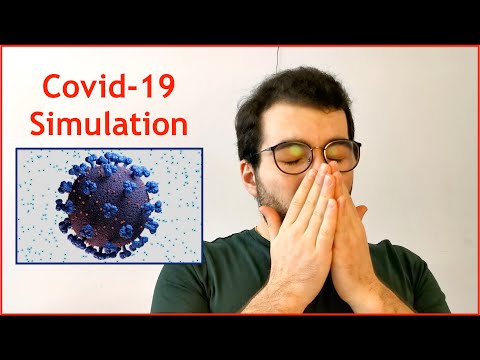 I coded a Corona Virus simulation!