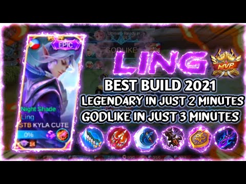 Ling Best Build 2021 | Ling Top Global Build | Ling Gameplay 2021 | Mobile Legends