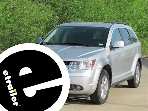 Install: T-One Vehicle Wiring Harness with 4-Pole Flat Trailer Connector on a 2010 Dodge Journey
