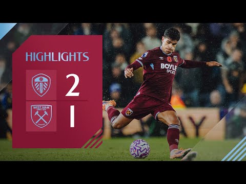 Leeds United 2-1 West Ham | Premier League Highlights