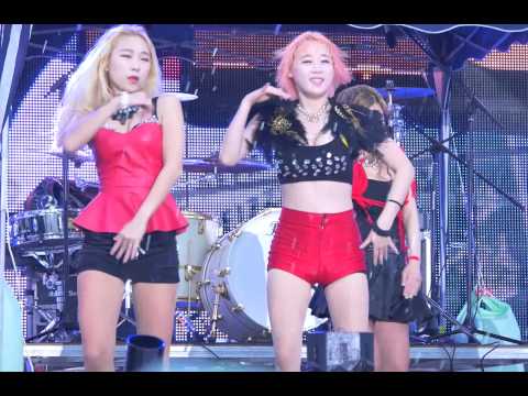 [Fancam/직캠]140802 해운대 카스콘서트 러브큐빅 - Buttons Cover
