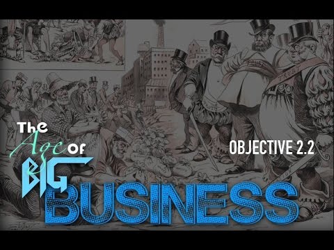 Objective 2.2 -- The Age of Big Business