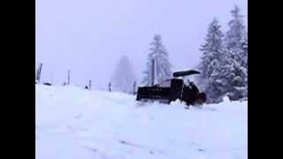 preview picture of video 'two kids on the snowmobile in Switzerland @ Althüsli 2545 Selzach'