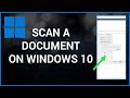 How To Scan A Document On Windows 10