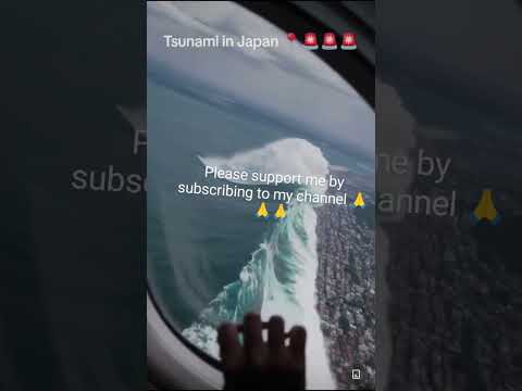 tsunami sinks part of Japan in seconds. you won't believe this