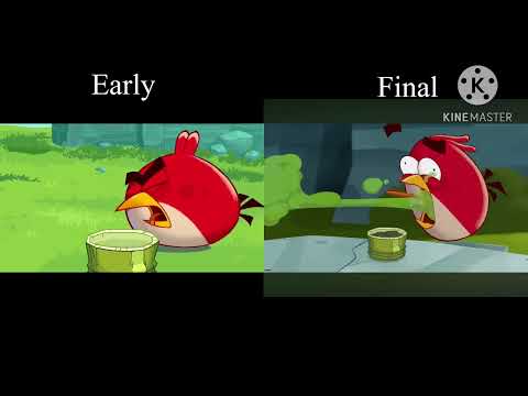 Angry Birds Toons - Cordon Bleugh! Early Vs. Final