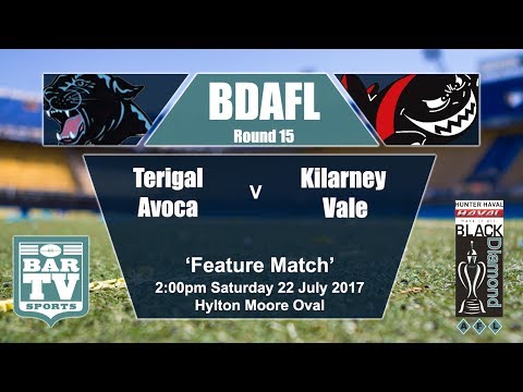 2017 BDAFL Round 15 - Terrigal Avoca v Killarney Vale