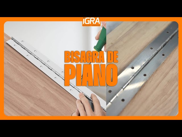 Vídeo relacionado con SCHROEDER 1315D1 - Bisagra Piano Rollo 25Mts 32Mm Hl