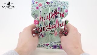 Santoro 3D Pop Up Swing Card SC204 - How To