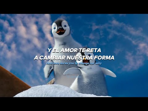 Happy Feet 2 - Under Pressure / Rhythm Nation (Video Completo) (Subtitulado al Espa&ntilde;ol + Lyrics)