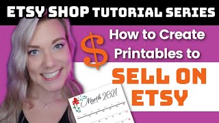 How to Create Printables for Etsy in 2021 (Digital Downloads to Sell/Make Money!) in Microsoft Word