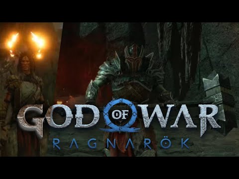God of War Ragnarök - Einherjar Captain & Stalker Muspelheim Boss Fight [BLIND GMB PLAYTHROUGH]