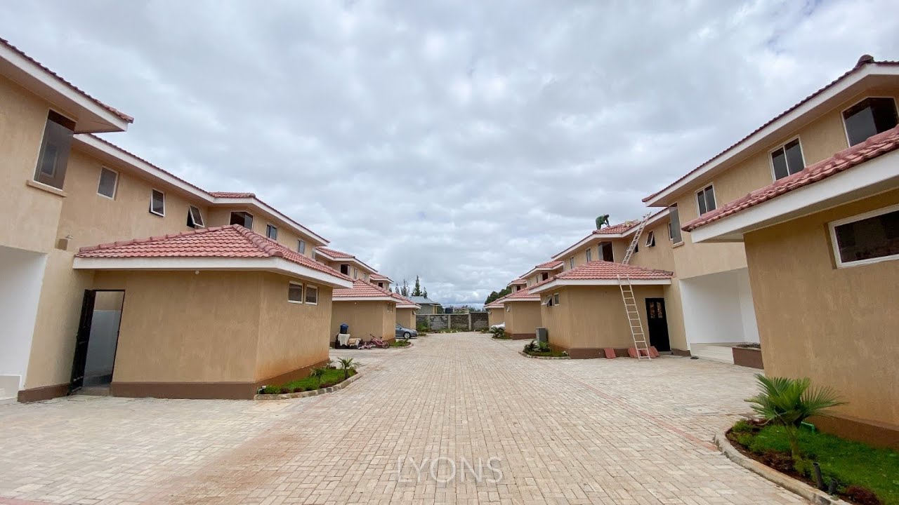 4BR Townhouse with Guest Room & Health Club - Gataka, Rongai