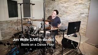 DRUM COVER (short) Jon Wolfe - Boots on a Dance Floor