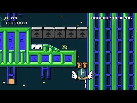 Sewer Pipe Zone Act 2 by lilphilyb 🍄 Super Mario Maker 2 ✹Switch✹ #bft