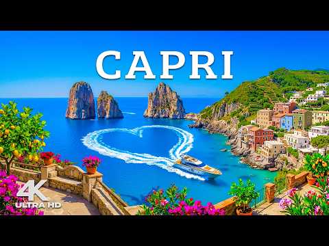 Capri 4K Drone Footage | Faraglioni Rocks & Stunning Blue Coast Views