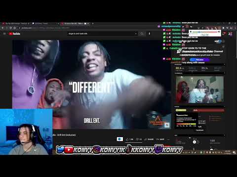 Konvy Reacts To B Lovee x Nas EBK - Different (Official Audio - Drill Ent Exclusive)