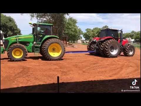 John Deere vs Massey Ferguson no cabo de guerra