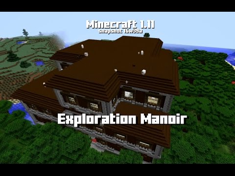 Minecraft 1.11 - Exploration Manoir (snapshot 16w39a)