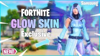 How to Unlock The *NEW* EXCLUSIVE "GLOW" Skin in Fortnite! (Samsung Exclusive Skin)