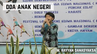 Download lagu DOA ANAK NEGERI - JUARA 1 FLS2N 2022 Menyanyi Tunggal Tingkat Kec.Ngawi - M. Rayyan Danadyaksa mp3 Download lagu DOA ANAK NEGERI - JUARA 1 FLS2N 2022 Menyanyi Tunggal Tingkat Kec.Ngawi - M. Rayyan Danadyaksa mp3