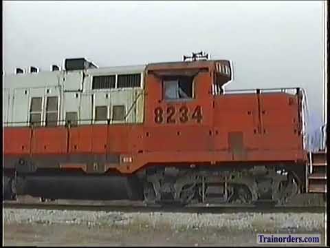 Classic Railroad Series 1179 - 1988 Video-Chicago Central coal train leaving Freeport, IL