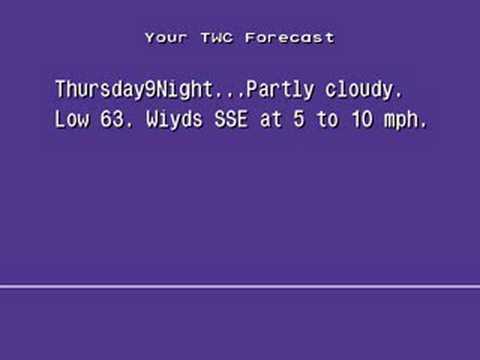 Emulated WeatherStar Jr - September 3, 2008