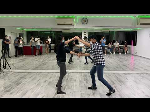 Caliente Dance Studio Singapore Bachata demo to Dustin Richie - Bachata A Lo Loco