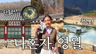 왕사남 보고 백성 된 자,, 나혼자 영월 여행 vlog | 단종코스,청령포,관풍헌,장릉,자규루,선돌,다슬기 해장국,세심다원