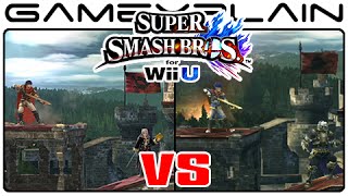 Smash Bros Wii U: Castle Siege Head-to-Head Comparison (Wii U vs. Wii)