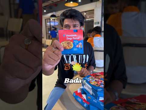 Domino’s Veg Zingy Parcel 😍❤️ #shorts