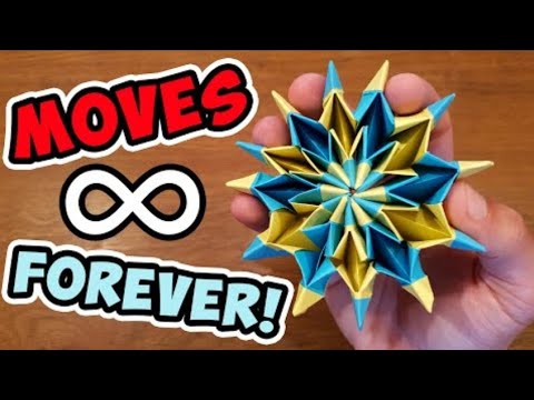 How To Make Paper Moving FIREWORKS-Easy Origiami