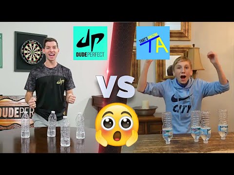 That's Amazing V.S. Dude Perfect | Water Bottle Flip Edition