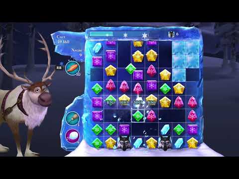 Frozen Free Fall Snowball Fight #86 Уровни с 189 по 191