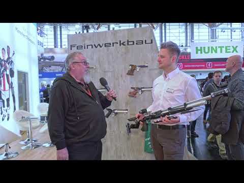 Innovatives Druckluftgewehr von Feinwekbau aus Oberndorf am Neckar auf der IWA 2023 in Nürnberg