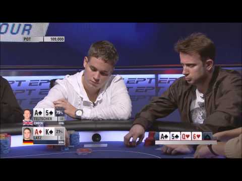 Top Pair vs Two Pair - TELTSCHER vs LATZ - EPT 10 Grand Final - Poker Highlight