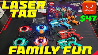 Epic Laser Tag Showdown in Our Living Room!