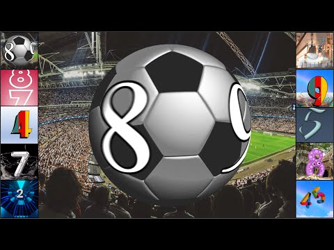 countdown numbers from 10 | 10 to 0 compilation | with voice and sound effects