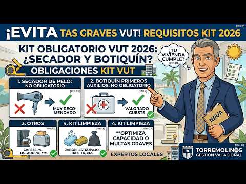 Secador y Botiquín en VUT Andalucía: ¿Obligatorio? — Torremolinos Gestión Vacacional