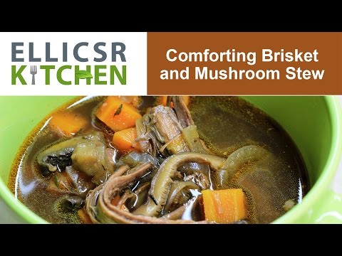 Comforting Brisket & Mushroom Stew