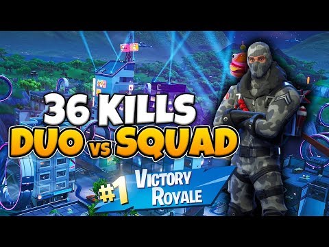 36 KILLS DUO VS SQUAD MED FETA FIGHTER!