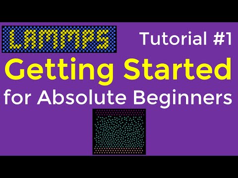 LAMMPS Tutorial #1: Getting Started for Absolute Beginners