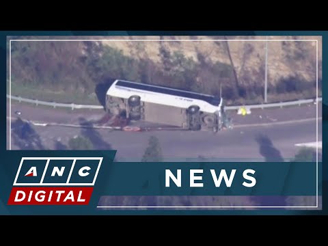 At least 10 dead, 25 wounded in Australia bus crash ANC