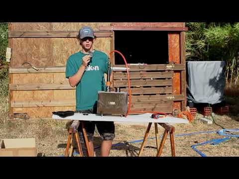 VEVOR Portable Propane Forge 2 Burner Farrier Forge 2600℉ Knife Metal Square